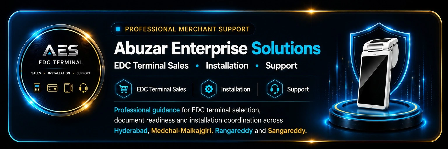 Abuzar Enterprise Solutions — EDC Terminal Sales, Installation and Support